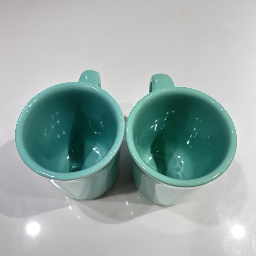 Homer Laughlin HLC Fiesta‎ Seamist Green Denver Mug 8 oz. Retired *EACH* - Picture 6 of 9